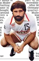  ?? REX/COLORSPORT ?? American boy: Muller in Fort Lauderdale kit in 1979