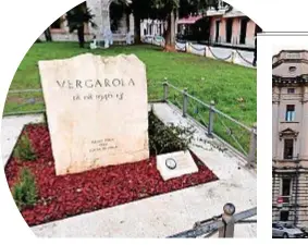  ??  ?? La tomba di una delle vittime della strage di Vergarolla e il tribunale di Trieste, dove il 10 aprile 1947 Maria Pasquinell­i venne condannata a morte.