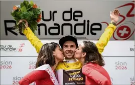  ??  ?? Vainqueur du Tour de Romandie, le Slovène de la Lotto a remporté sa deuxième course World Tour de l’année, courue sur une semaine, après le Tour du Pays Basque. (Photo AFP)