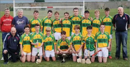  ??  ?? St Marks completed a Rebel Óg North Cork U16 Hurling League and Championsh­ip double before adding a County B1 Hurling league title.