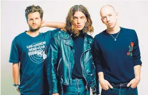  ?? COURTESY OF CATIE LAFFOON ?? Los Angelesbas­ed trio LANY is touring in support of its upcoming self-titled debut in June.