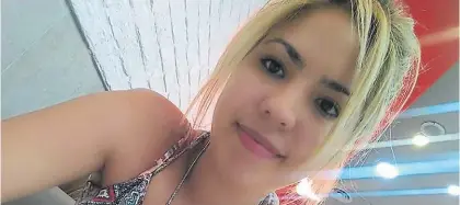  ??  ?? Eliana Oro. La joven sanjuanina estaba embarazada de tres meses. Su marido y su hijo fueron rescatados.