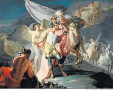  ?? JOSÉ BAZTAN LACASA / MUSEO DEL PRADO ?? ‘Aníbal vencedor, que por primera vez mira Italia desde los Alpes’ ( 1771), de Francisco de Goya.