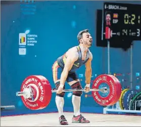  ?? FOTO: EFE ?? Brachi, de 26 años, batió el récord de España de -55 kg y acabó 5º en el Total Olímpico