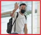  ??  ?? Xavi, a su llegada a Barcelona.