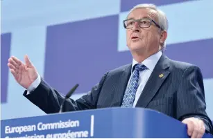  ?? DR ?? Presidente Jean-Claude Juncker pede cooperação com a Rússia para estabilida­de