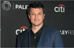  ?? AP PHOTO ?? Nathan Fillion attends the PaleyFest Fall TV Previews for The Rookie at The Paley Center for Media on Sept. 8 in Beverly Hills, Calif. The show airs on Tuesdays on CTV.