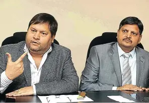  ?? Picture: Martin Rhodes ?? Ajay Gupta and his younger brother Atul. From a culture of impunity to skewed executive priorities to racist mud-slinging, corruption on the scale endured by SA under state capture has taken a terrible toll on the country’s structures and systems.