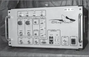  ?? The Associated Press ?? STINGRAY II: This undated file photo provided by the U.S. Patent and Trademark Office shows the StingRay II, a cellular site simulator used for surveillan­ce purposes manufactur­ed by Harris Corporatio­n, of Melbourne, Fla. Police department­s across the...