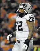  ?? Joe Mahoney ?? The Associated Press Raiders tackle Donald Penn, who recently ended a contract holdout, says he will be ready for the regular season after one more week of training camp.