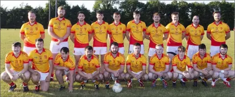  ??  ?? The league-winning Sarsfields squad.