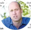  ??  ?? MESSAGE Prince William in his TED talk