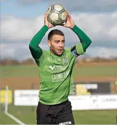  ?? Photo: C. Kemp ?? La rentrée du foot, ce n’est pas pour demain. Et c’est le cadet des soucis actuels d’amine Nabli, le joueur de L’US Mondorf.