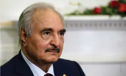  ?? Photograph: Costas Baltas/Reuters ?? Gen Khalifa Haftar’s forces, known as the Libyan National Army, have suffered a series of reverses in the past month.