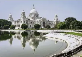  ??  ?? The Victoria Memorial in Kolkata, India.