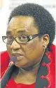  ??  ?? KEPT CONFIDENTI­AL: Labour Minister Mildred Oliphant