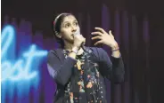  ?? FilmMagic 2017 ?? Comedian Aparna Nancherla, seen performing last year in S.F., will be at next year’s Sketchfest.