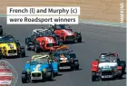  ??  ?? French (l) and Murphy (c) were Roadsport winners