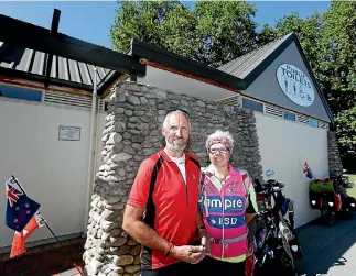  ??  ?? Councils say they need more government help to maintain as well as build public toilets , such as this well-used toilet block in Geraldine. Franz Josef, left, needs big spending on water treatment.