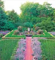  ??  ?? This undated photo provided by Rizzoli shows the purple garden on Architect Peter Marino’s property and is featured in the book ‘The Garden of Peter Marino,’ by Peter Marino. — AP