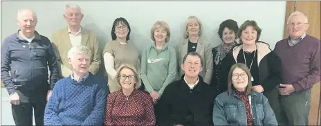  ?? ?? Claisceada­l na gCarad members who had a get-together and sing-song at The Firgrove Hotel, Mitchelsto­wn recently.