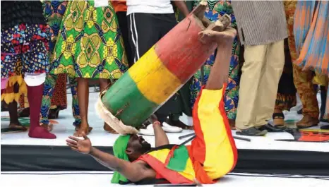  ?? PHOTO: ?? A participan­t at the 2017 African Drums Festival’s maiden edition in Abeokuta, Ogun State yesterday NAN