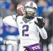  ?? Orlin Wagner Associated Press ?? TREVONE BOYKIN is in the Heisman discussion after passing for 33 touchdowns and running for eight.