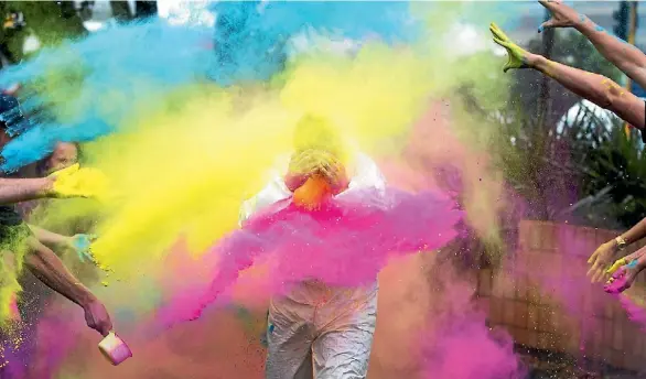  ?? ANDY JACKSON/STUFF ?? The South Taranaki Walk for Kids this weekend will be a rainbow run,