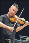  ??  ?? Nigel Kennedy is performing at Perth Concert Hall on Sunday.