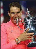  ??  ?? Sweet 16...Rafa Nadal’s US Open keeps him on track to overtake Federer’s tally