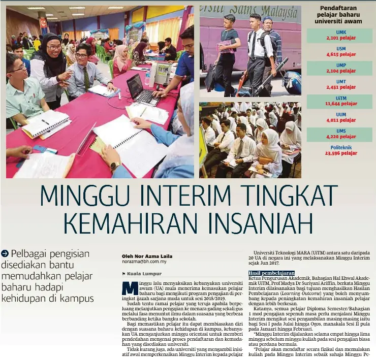 Minggu Interim Tingkat Kemahiran Insaniah Pressreader