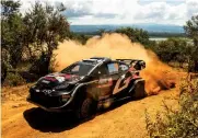  ?? FOTO: ESPECIAL ?? SE ADELANTA . En las primeras actividade­s marcó mejor ritmo que Neuville y Tänak.