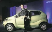  ??  ?? Guillaume Sicard, president, Nissan India operations, during the launch of Datsun redi-Go in Mumbai on Tuesday