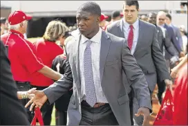  ?? ATHENS BANNER-HERALD ?? Linebacker Natrez Patrick passed a UGA drug test within hours of his Dec. 2 arrest, said his lawyer, who declined to discuss a subsequent government test.