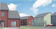  ?? ?? Artist’s impression of the homes at Upper Achintore.