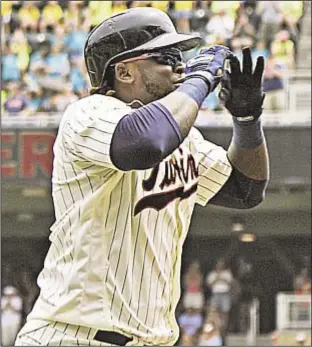  ?? PHOTO BY GETTY ?? Miguel Sano, Minnesota's 6-4, 262-pound slugger, is accused of assaulting photograph­er through #metoo letter on Twitter.