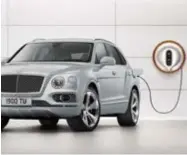  ?? FOTO: BENTLEY ?? LADDAD. Bentayga är snart till salu.