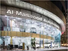  ??  ?? Al Masaood Group was establishe­d 50 years ago and continues to grow