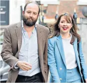  ??  ?? Nick Timothy with his former co-chief of staff, Fiona Hill, and right, with his new clean-shaven look. Timothy had worked closely with Theresa May, below, since her days as home secretary