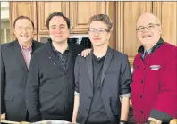  ??  ?? From left, Karl Wells, Mark Critch, Jacob Critch, Steve Watson SUBMITTED PHOTO