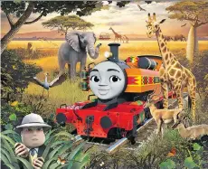  ?? MATTEL, INC. ?? Nia, the first tank engine from Africa, is one of two new female characters being added to the Thomas & Friends roster next season.