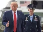  ?? ALEX BRANDON/AP ?? President Donald Trump gives thumbs up as he boards Air Force One on Thursday at Andrews Air Force Base, Md.