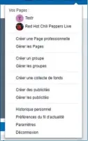  ??  ??   	 Créez et gérez vos pages directemen­t depuis votre profil.