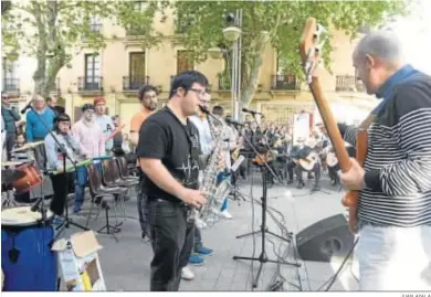  ?? JUAN AYALA ?? ‘Musicircus’, actividad incluida en las Jornadas de Inclusión en las Artes Escénicas.