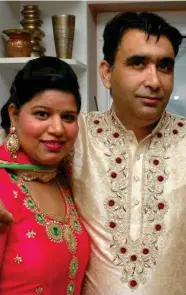  ?? ?? His wife: Parminder Sidhu with Tarjinder
