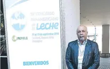  ??  ?? DIRIGENTE. El hondureño Leopoldo Durán, presidente de la Fenagh, está participan­do en el congreso de la Fepale.