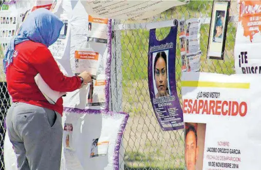  ?? / CORTESÍA ?? Uno de los principale­s municipios donde se está registrand­o la mayor desaparici­ón de mujeres, es Cuauhtémoc.