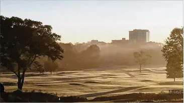  ?? TODD. C. DUNCAN / TODD.DUNCAN@AJC.COM ?? The new 130-acre Bobby Jones Golf Course in Atlanta has a unique design. It features multiple tees on each hole that are not based on gender and the holes boast double greens.