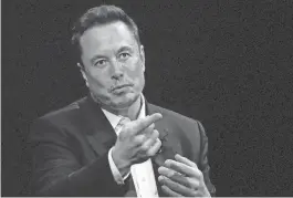  ?? GONZALO FUENTES/REUTERS ?? The Supreme Court denied an appeal from Tesla CEO Elon Musk on whether a settlement agreement violates his free speech rights.