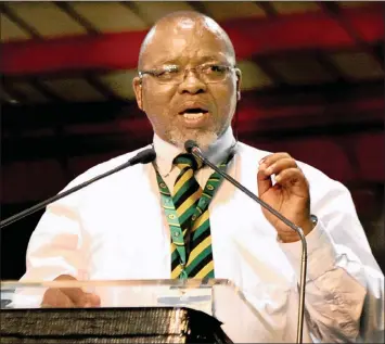  ?? THOBILE MATHONSI Africa News Agency (ANA) ?? MINERAL Resources Minister Gwede Mantashe has lamented that mining is seen as a curse rather than a blessing by affected communitie­s. I